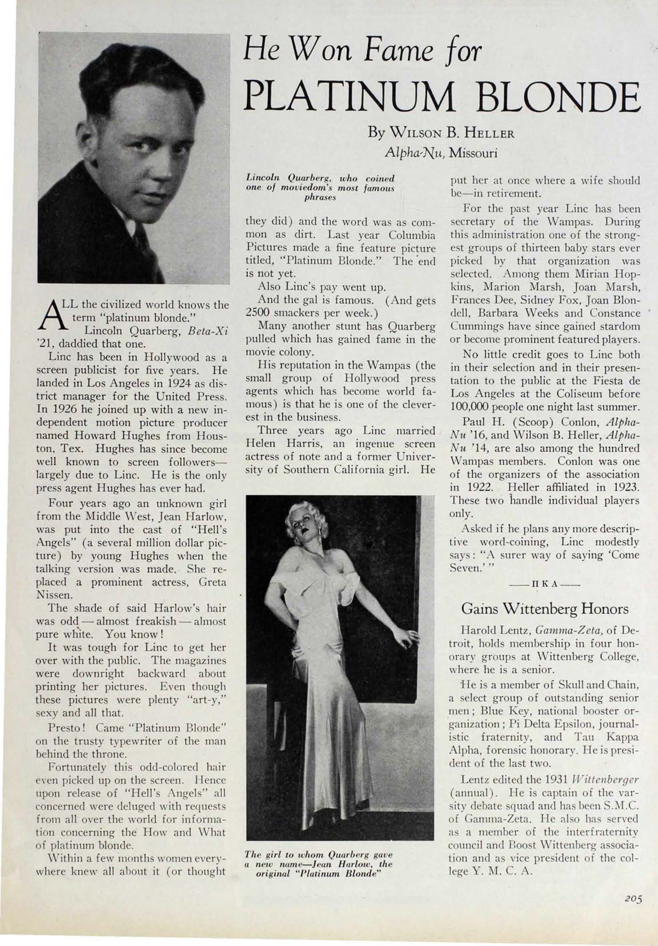 Gaines Wittenberg Honors